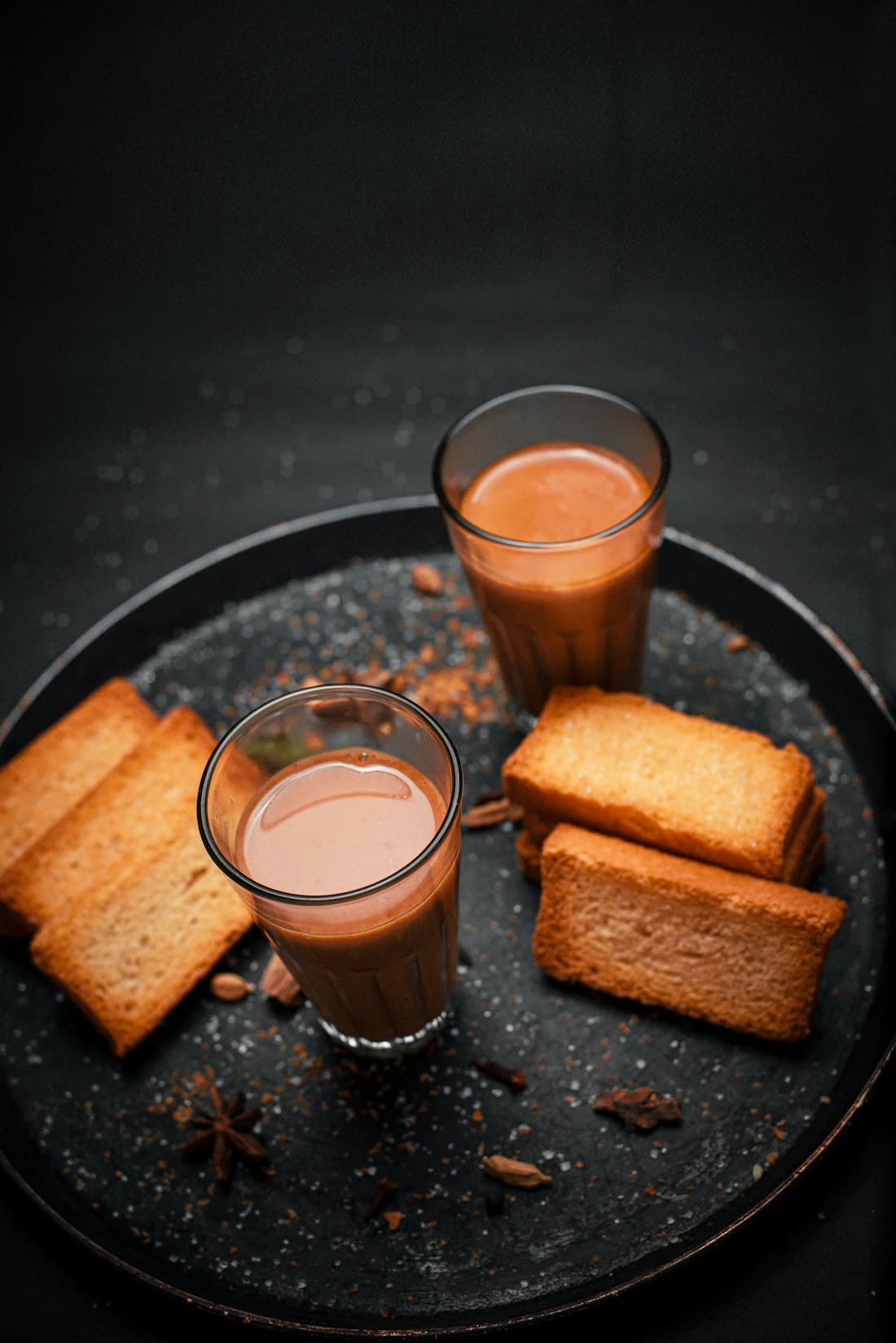 Chai with rusk