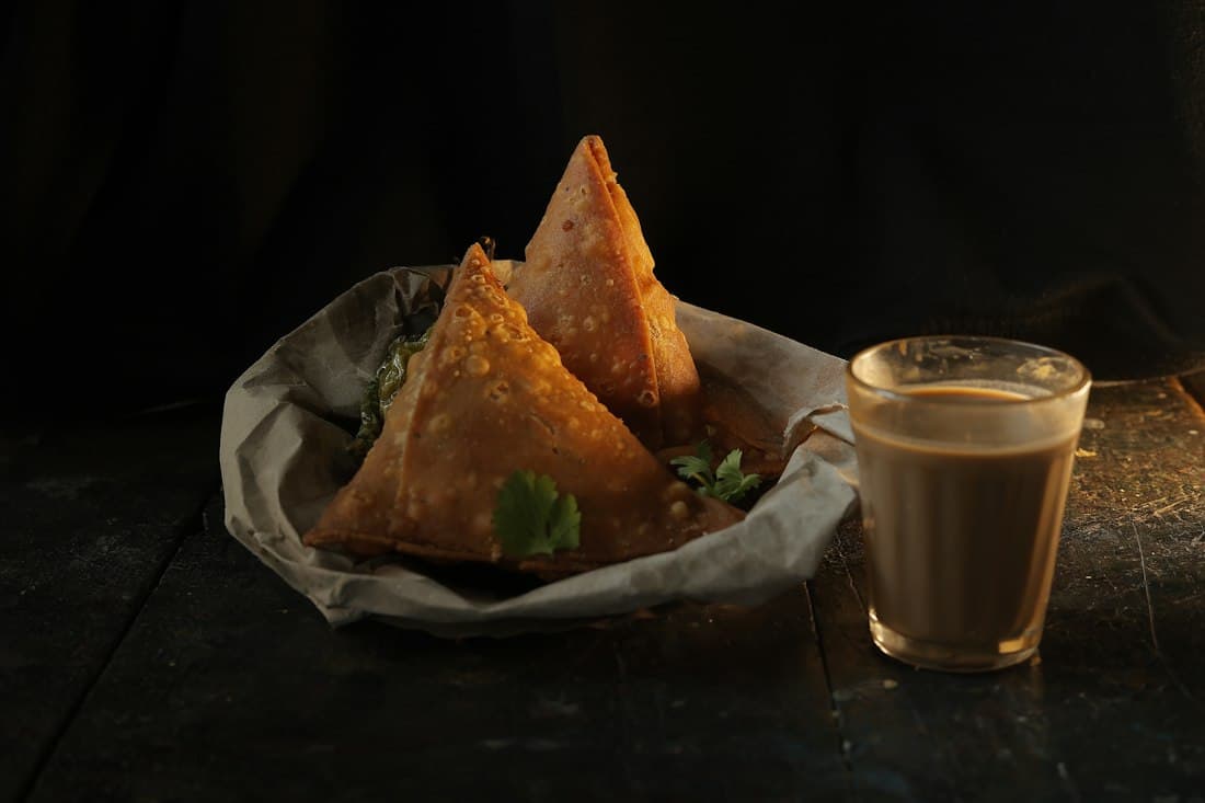 Samosas with chai