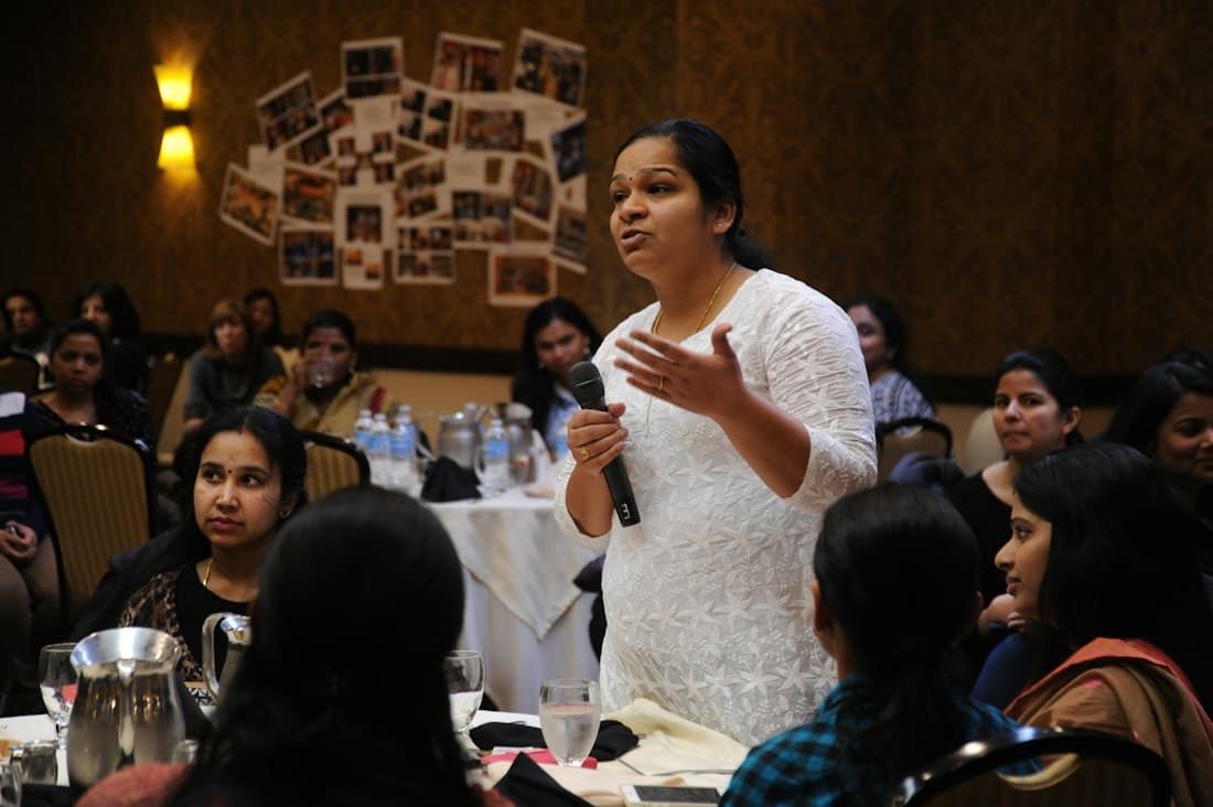 Faculty member teaching